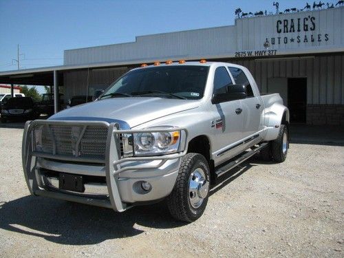 2009 dodge ram 3500 4wd mega cab laramie dual dvd's