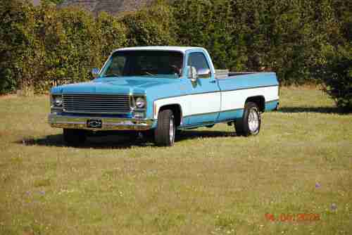 1978 Chevy Silverado Long Wide Bed V8 pickup, image 4