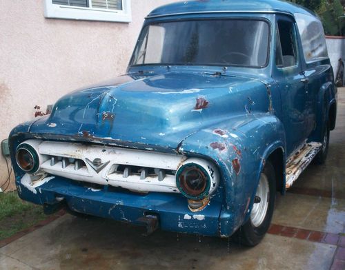 1953 ford f100 panel truck project rat rod gasser