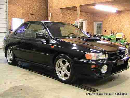 1999 Subaru Impreza 2.5RS AWD 4WD Coupe Black 25 RS, US $4,995.00, image 6