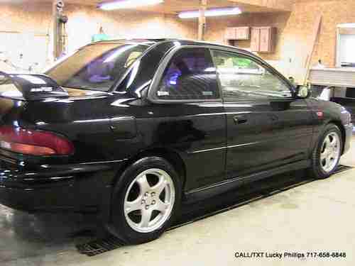 1999 Subaru Impreza 2.5RS AWD 4WD Coupe Black 25 RS, US $4,995.00, image 8