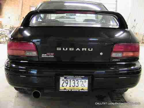 1999 Subaru Impreza 2.5RS AWD 4WD Coupe Black 25 RS, US $4,995.00, image 13