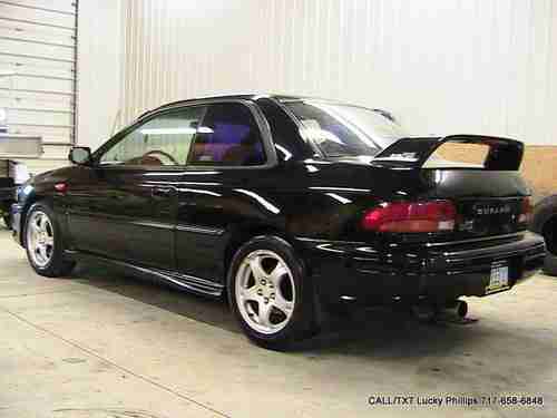 1999 Subaru Impreza 2.5RS AWD 4WD Coupe Black 25 RS, US $4,995.00, image 19