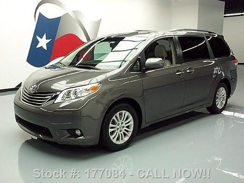 2012 toyota sienna xle sunroof nav dvd rear cam 26k mi! texas direct auto