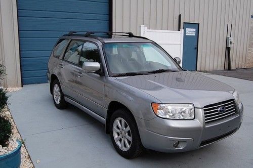 Wty one owner 2007 subaru forester x premium package awd 28 mpg suv 07 4wd 4x4