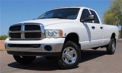 No reserve 2003 dodge ram 3500 diesel 6 spd manual 4x4 slt crew lb az clean!!!!