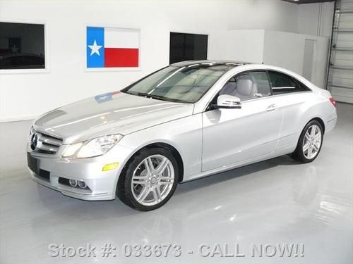 2010 mercedes-benz e350 sport p1 pano sunroof nav 29k texas direct auto