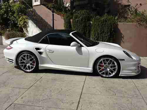 Porsche carrera Turbo Cabriolet Rare 6-Speed 1100 MILES Techart HRE Wheels MINT, US $146,900.00, image 2