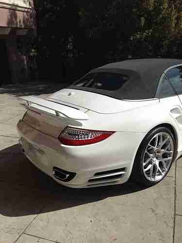 Porsche carrera Turbo Cabriolet Rare 6-Speed 1100 MILES Techart HRE Wheels MINT, US $146,900.00, image 6