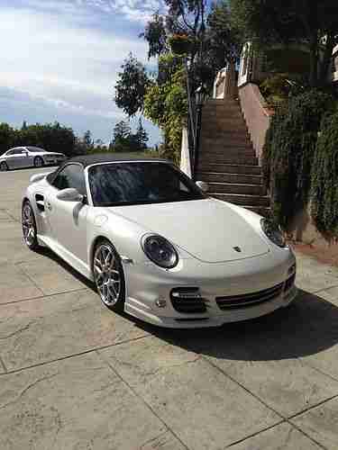 Porsche carrera Turbo Cabriolet Rare 6-Speed 1100 MILES Techart HRE Wheels MINT, US $146,900.00, image 9
