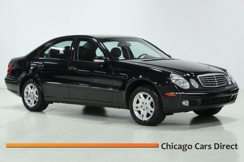 04 e320 4matic awd sunroof heated leather black/black 91k one owner