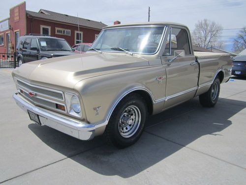 1967 chevrolet c10 swb short bed small back window 327 v8 nice!!!