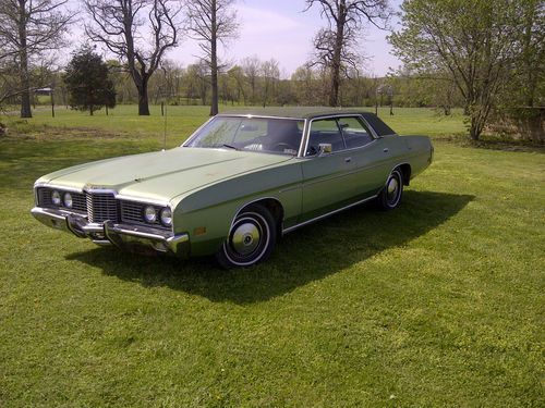 1972 ford galaxie 500 hardtop 4 door with 351w and working factory a/c