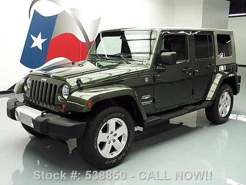 2008 jeep wrangler unltd sahara 4dr hard top 4x4 39k mi texas direct auto