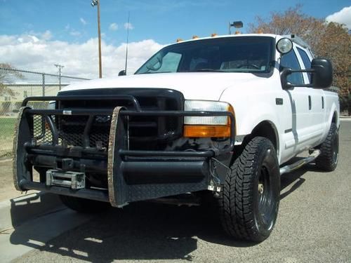 2001 ford f-250 super duty xlt crew cab pickup 4-door 7.3l v8 turbo diesel