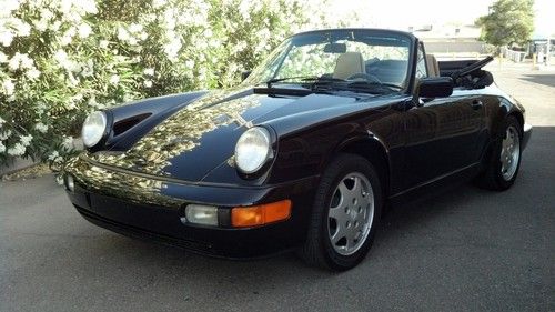 1990 porsche 964 carrera 4 cabriolet 73,000 mi. $25k in recent records, like new