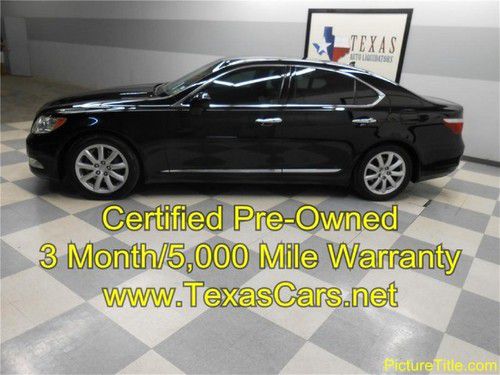 07 ls 460 gps/nav sunroof, heat/cool seats certified warrantywe finance