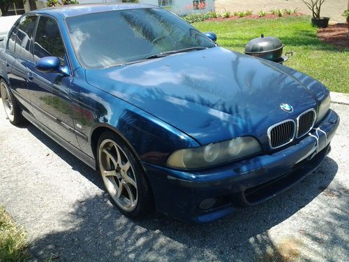 2000 bmw m5 sedan blue