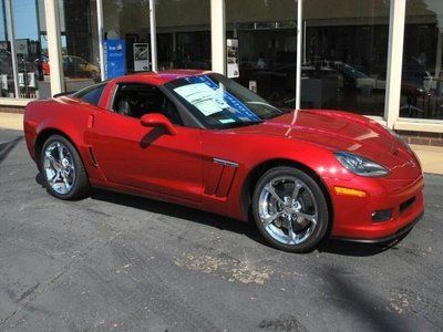 Low reserve brnad new 2013 corvette coupe 3lt crystal red auto chrome wheels