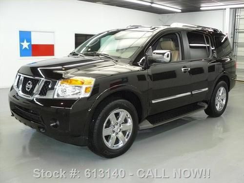 2012 nissan armada platinum sunroof nav dvd 20's 5k mi texas direct auto