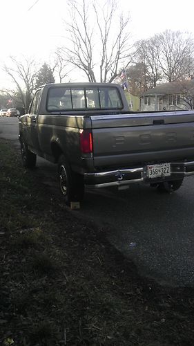 1989 ford f-250 custom standard cab pickup 2-door 5.0l