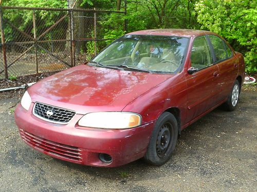 2001 nissan sentra gxe sedan 4-door 1.8l 238,323 miles