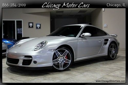 2007 porsche 911 turbo coupe 6speed cpo warranty navigation sportchrono perfect!