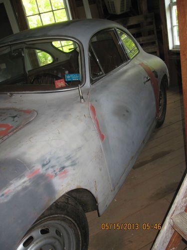 356 sc porsche irish green /fawn leatherette 50k stored since 1976 #s match