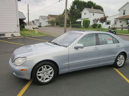 2001 mercedes-benz s500 guard sedan 4-door 5.0l excellent condition low reserve