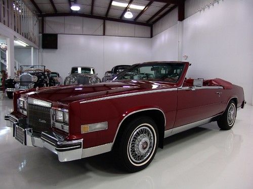 1985 cadillac eldorado biarritz convertible, low miles, 1 of 2,300 produced!!
