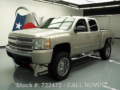 2007 chevy silverado crew 4x4 lift side steps 20's 54k texas direct auto