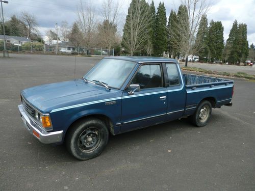 1984 nissan 720 extended cab - sd25 diesel engine - pickup truck
