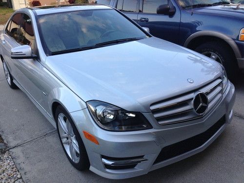 2012 mercedes-benz c250 sport sunroof nav