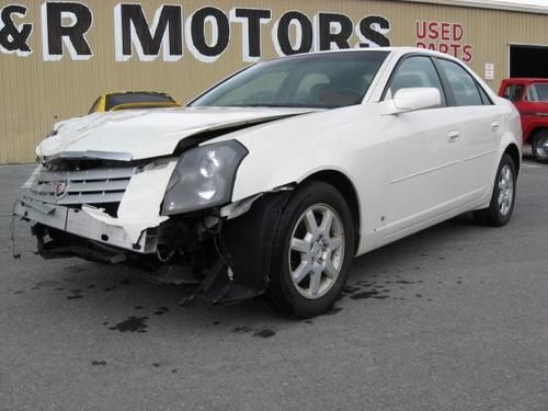 No reserve 2007 cadillac cts sedan 4-door 2.8l salvage wrecked repairable