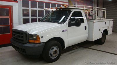 No reserve in az - 2001 ford f-350 xl 9' utility bed dual rear wheels work truck