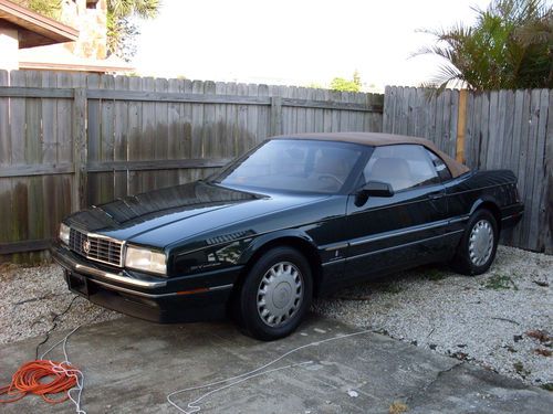 1993 cadillac allante no reserve polo green/last year/rare