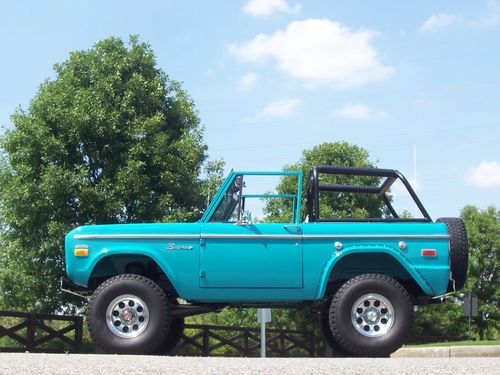 Awesome classic 1970 ford bronco 4wd high end restoration ready to show and go!
