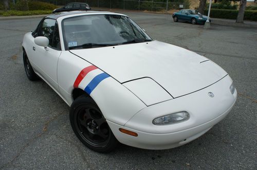 1994 miata +hardtop koni sport shocks rota slipstream wheels re-01r tire upgrade