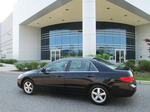 2005 honda accord ex-l v6 black loaded 1 owner super clean