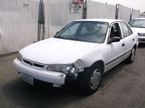 1999 toyota corolla, no reserve