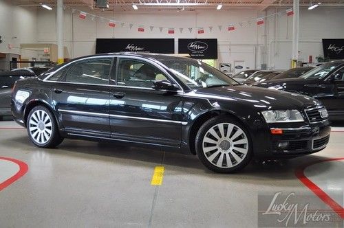 2004 audi a8 l quattro, navi, air susp, heated ventilated,bose,sat,xenon,19 rims