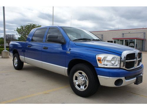 2007 (blue) dodge ram 1500 slt extended crew cab pickup 4-door 5.7l