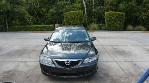 2004 mazda 6s sport sedan 4-door 3.0l grey clean title clean florida car bose