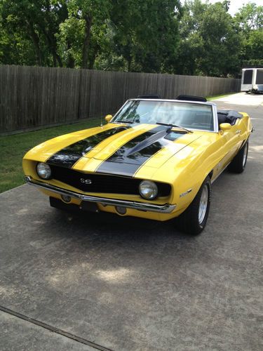 1969 chevrolet camaro "tribute ss" convertible