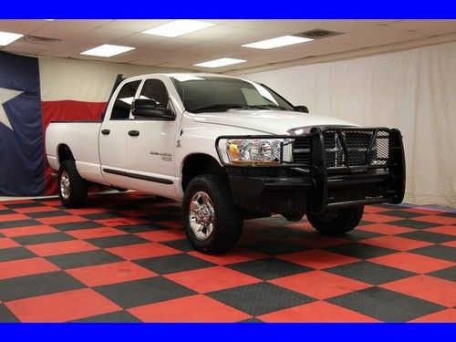 2006 ram 2500 diesel 4x4 6-speed manual 1-owner quad lwb texas