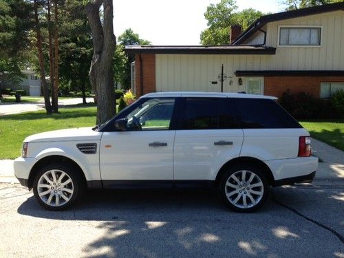 2006 land rover range rover sport supercharged sport utility 4-door 4.2l white
