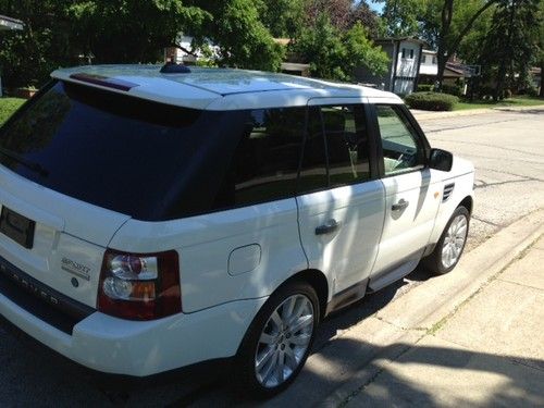 2006 Land Rover Range Rover Sport Supercharged Sport Utility 4-Door 4.2L White, image 2