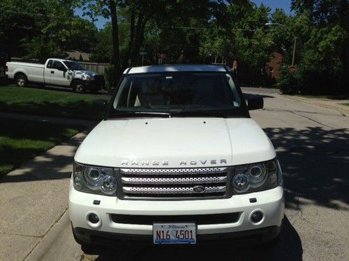 2006 Land Rover Range Rover Sport Supercharged Sport Utility 4-Door 4.2L White, image 4
