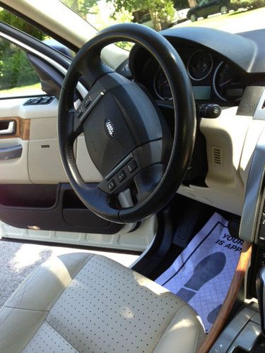 2006 Land Rover Range Rover Sport Supercharged Sport Utility 4-Door 4.2L White, image 5