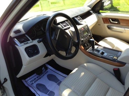 2006 Land Rover Range Rover Sport Supercharged Sport Utility 4-Door 4.2L White, image 6